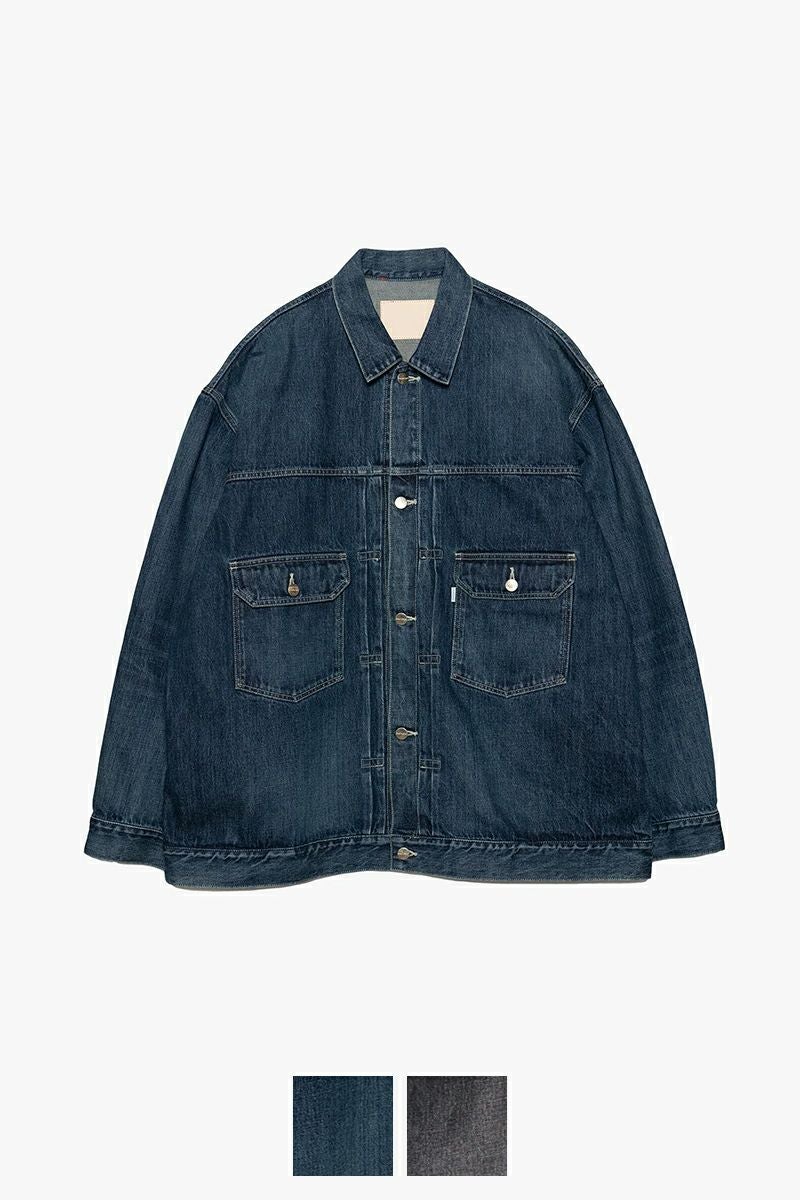 Graphpaper(グラフペーパー) Selvage Denim Jacket -DARK FADE- セルヴィッチデニムジャケット ダークフェード GM253-20054DB