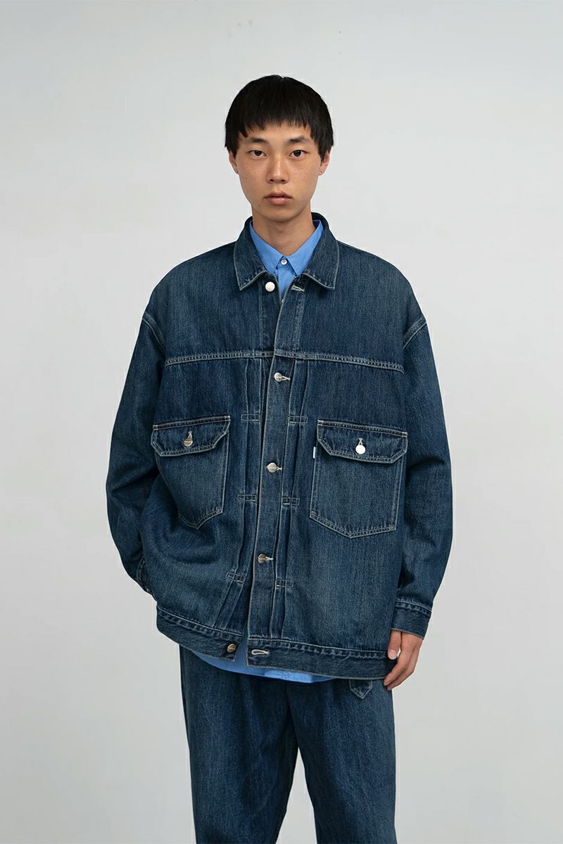 Graphpaper(グラフペーパー) Selvage Denim Jacket -DARK FADE- セルヴィッチデニムジャケット ダークフェード GM253-20054DB