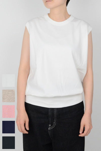 homspun(ホームスパン) 40/2天竺ノースリーブプルオーバー　6346