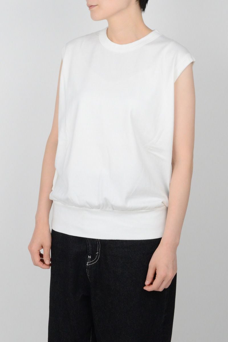 homspun(ホームスパン) 40/2天竺ノースリーブプルオーバー　6346