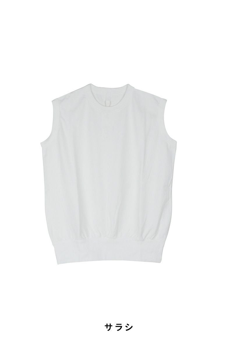 homspun(ホームスパン) 40/2天竺ノースリーブプルオーバー　6346