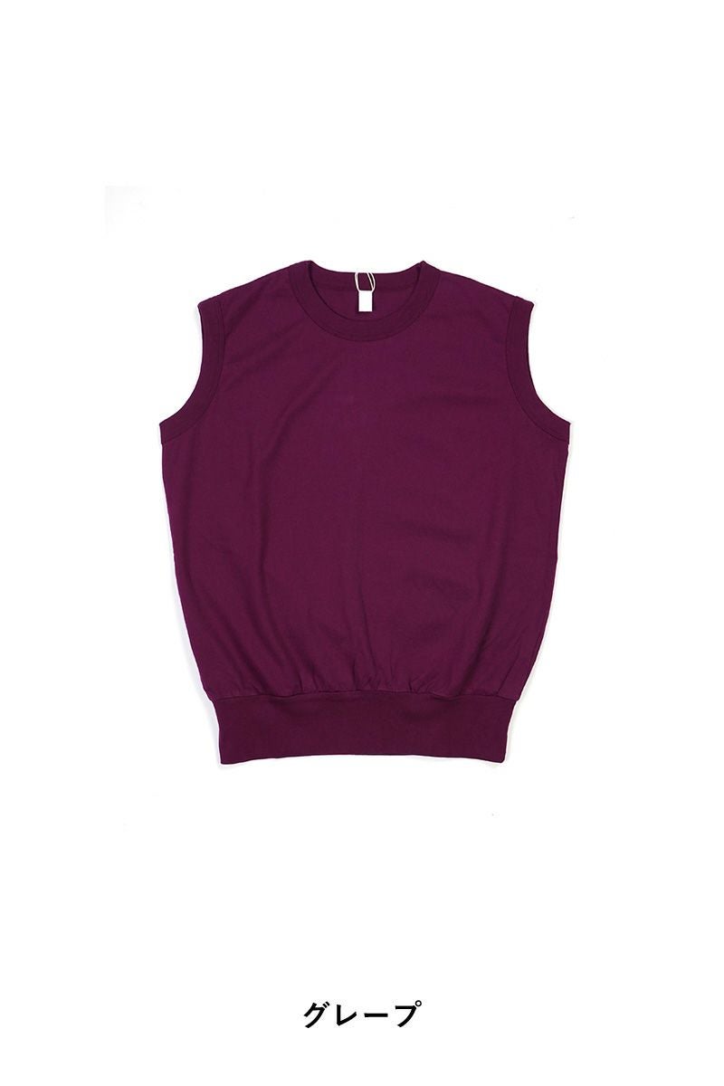 homspun(ホームスパン) 40/2天竺ノースリーブプルオーバー　6346