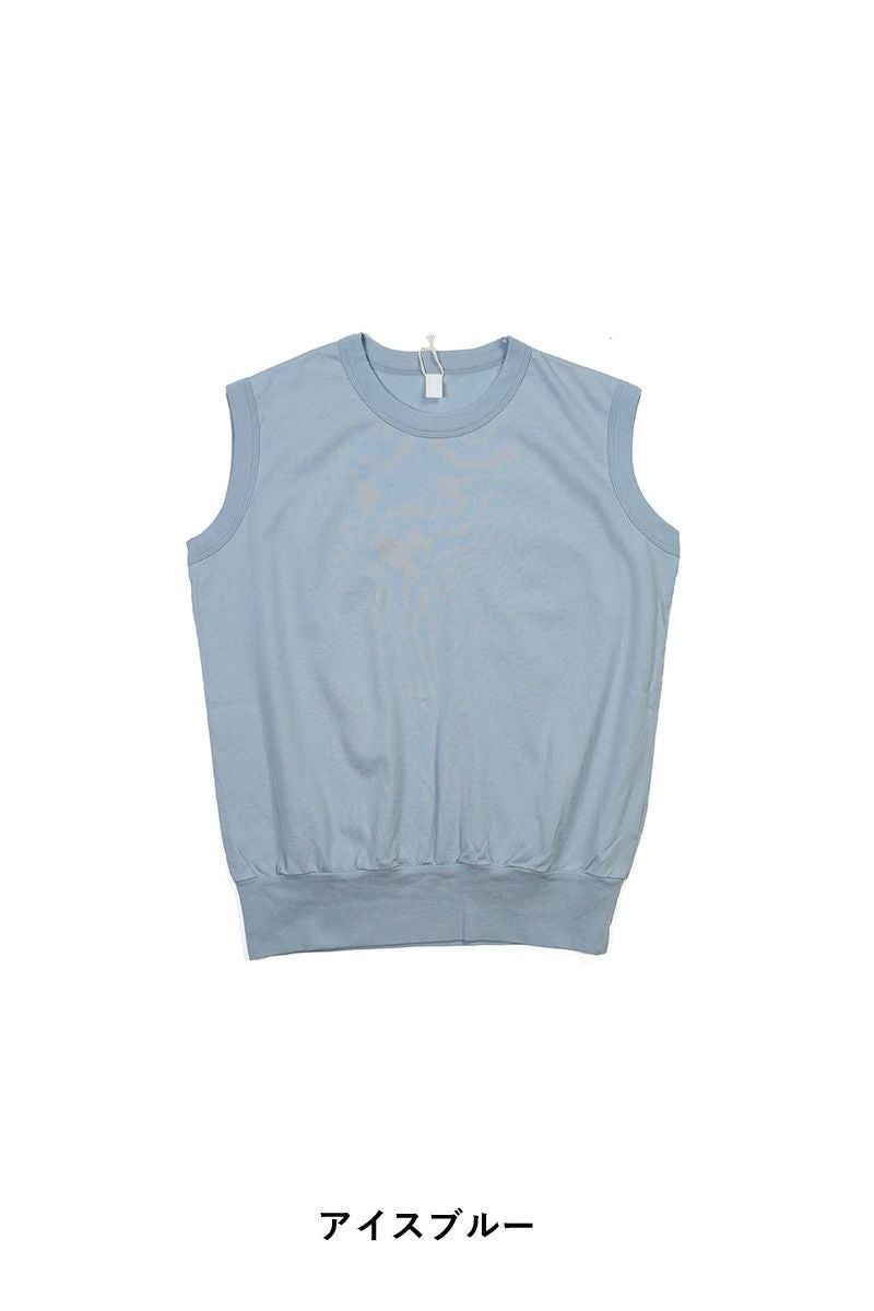 homspun(ホームスパン) 40/2天竺ノースリーブプルオーバー　6346