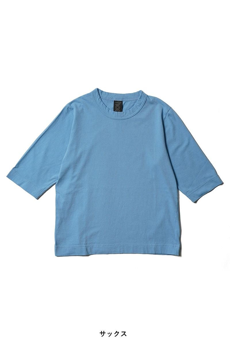 homspun(ホームスパン) 30/1天竺 6分袖Tシャツ 6370