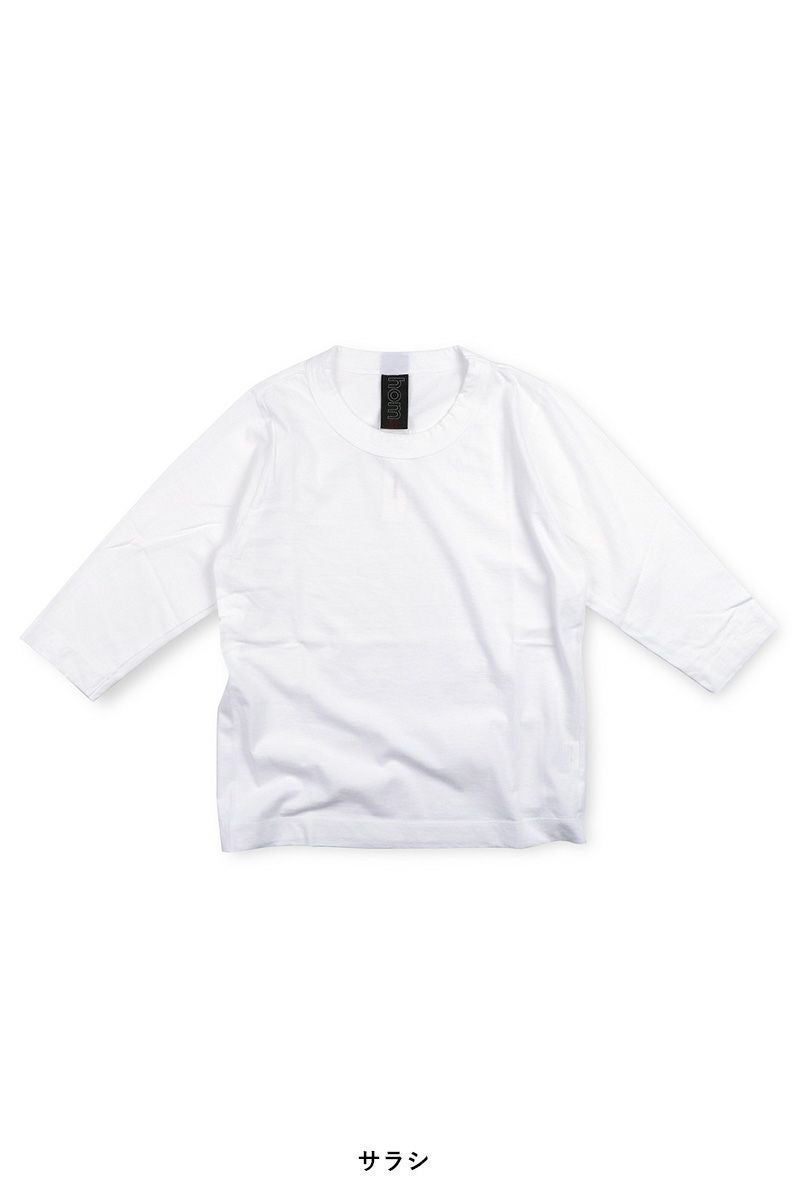 homspun(ホームスパン) 天竺七分袖Tシャツ 6450