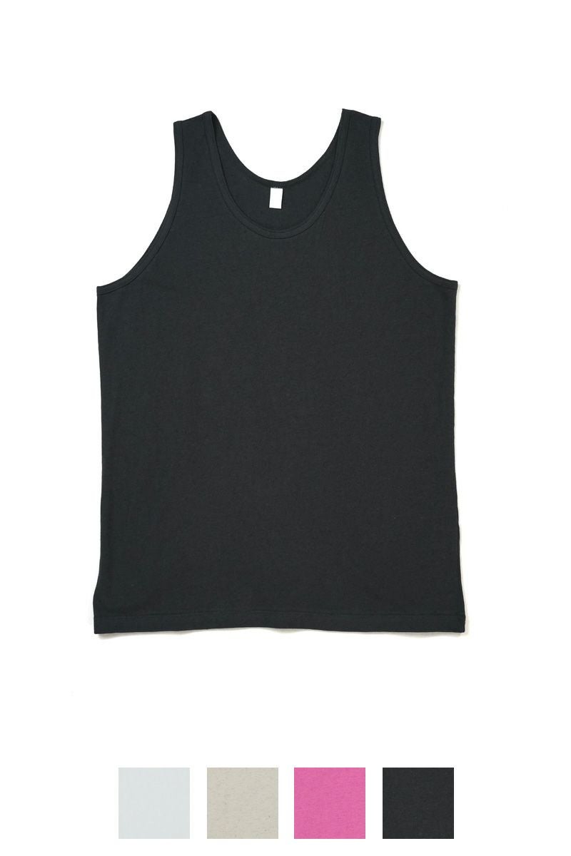 homspun(ホームスパン)  コットンリネン天竺　タンクトップ　カットソー　 6531