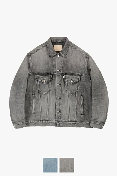 Graphpaper(グラフペーパー) Selvage Denim Trucker Jacket -LIGHT FADE- セルヴィッチデニムトラッカージャケット ライトフェード GM253-20055LB