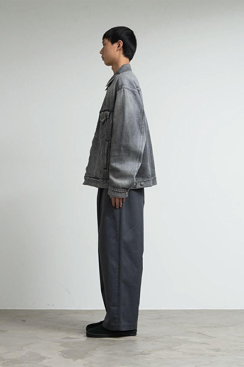Graphpaper(グラフペーパー) Selvage Denim Trucker Jacket -LIGHT FADE- セルヴィッチデニムトラッカージャケット ライトフェード GM253-20055LB