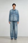 Graphpaper(グラフペーパー) Selvage Denim Trucker Jacket -LIGHT FADE- セルヴィッチデニムトラッカージャケット ライトフェード GM253-20055LB