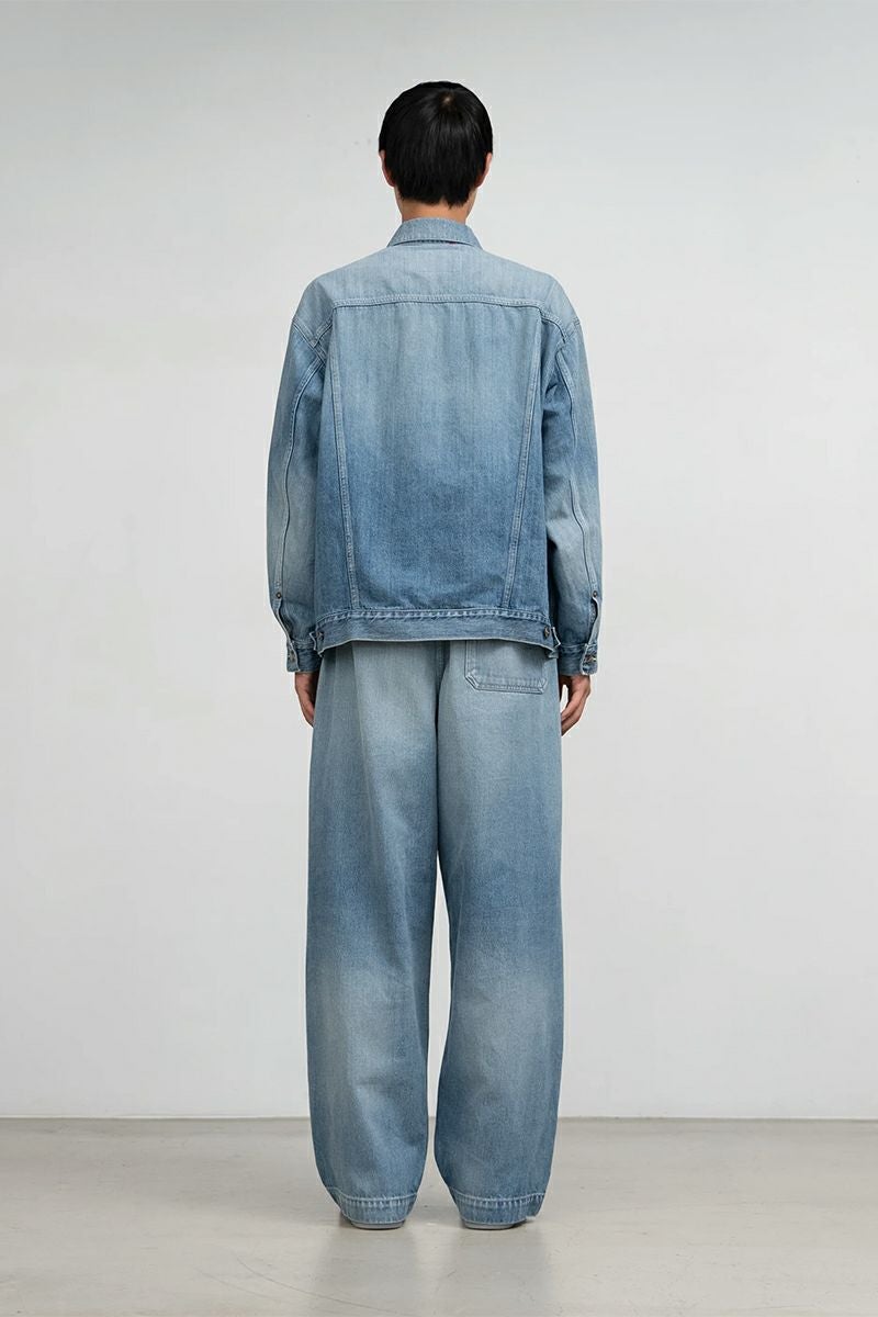Graphpaper(グラフペーパー) Selvage Denim Trucker Jacket -LIGHT FADE- セルヴィッチデニムトラッカージャケット ライトフェード GM253-20055LB