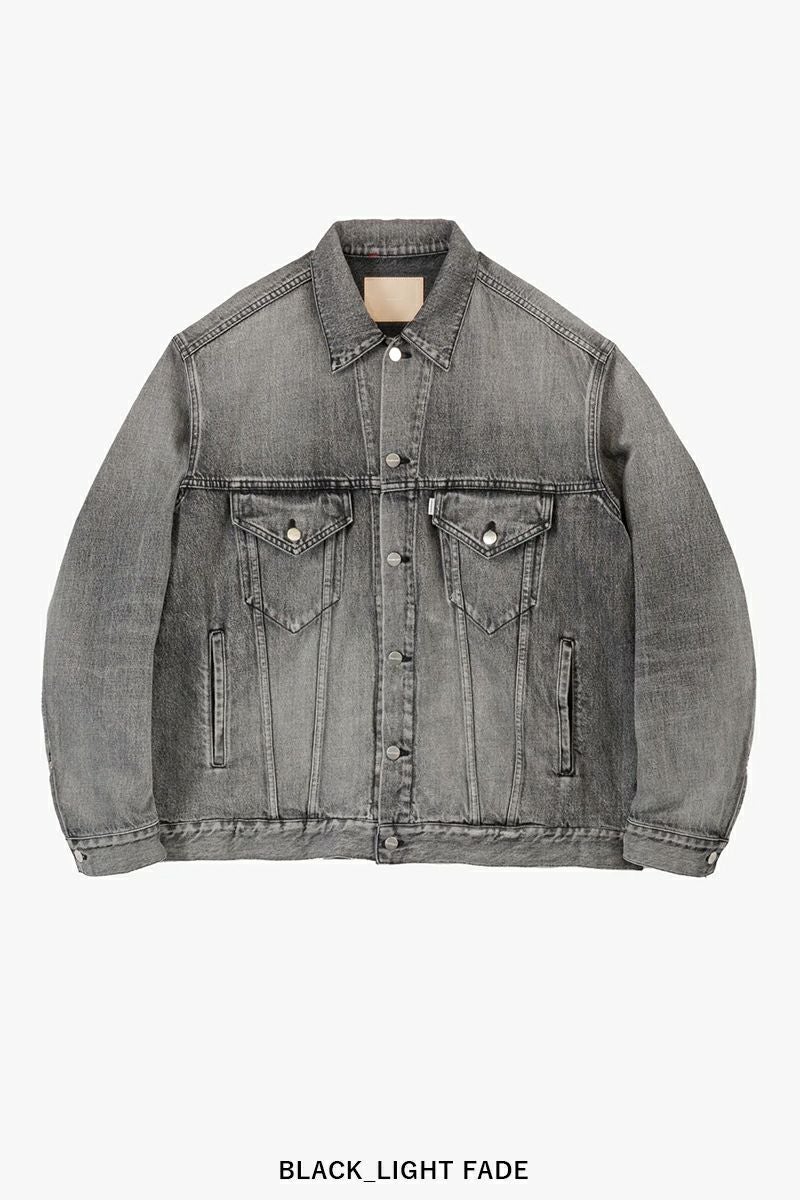Graphpaper(グラフペーパー) Selvage Denim Trucker Jacket -LIGHT FADE- セルヴィッチデニムトラッカージャケット ライトフェード GM253-20055LB
