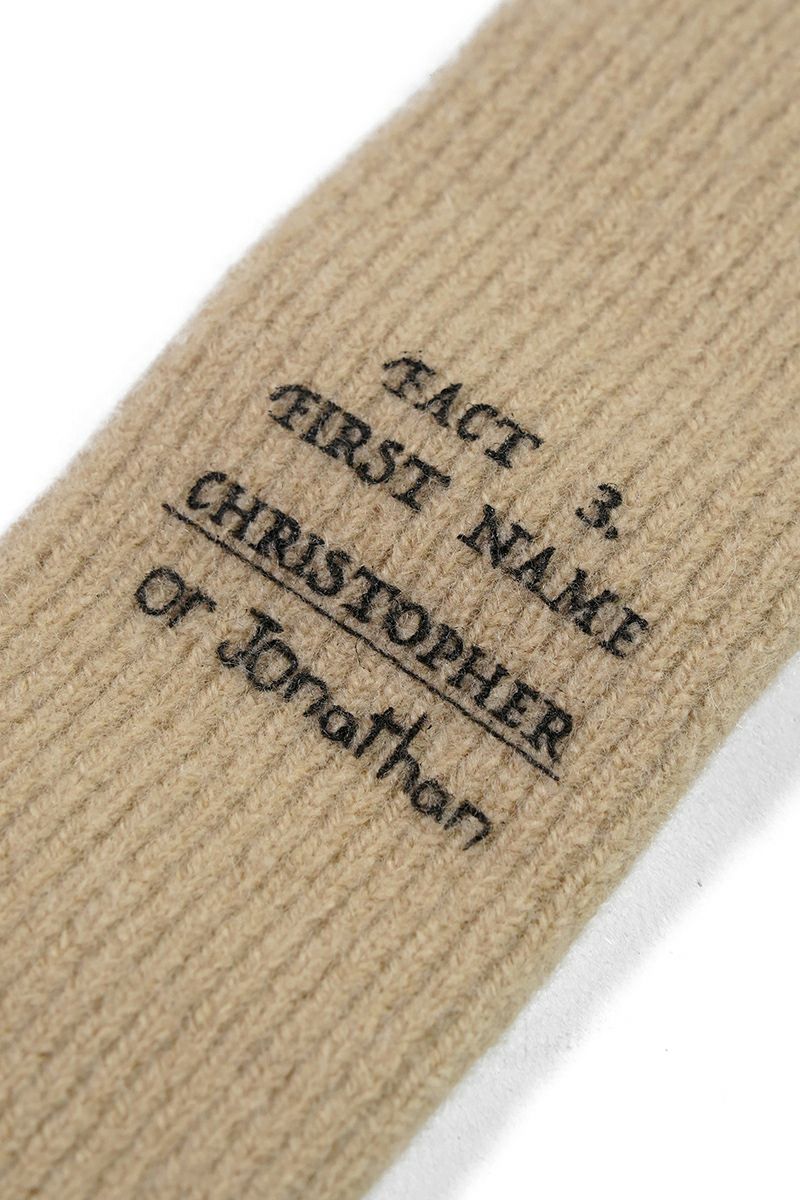 DAIRIKU(ダイリク)  "TATTOO" Long Knit Grove タトゥーロングニットグローブ 25AW AC7