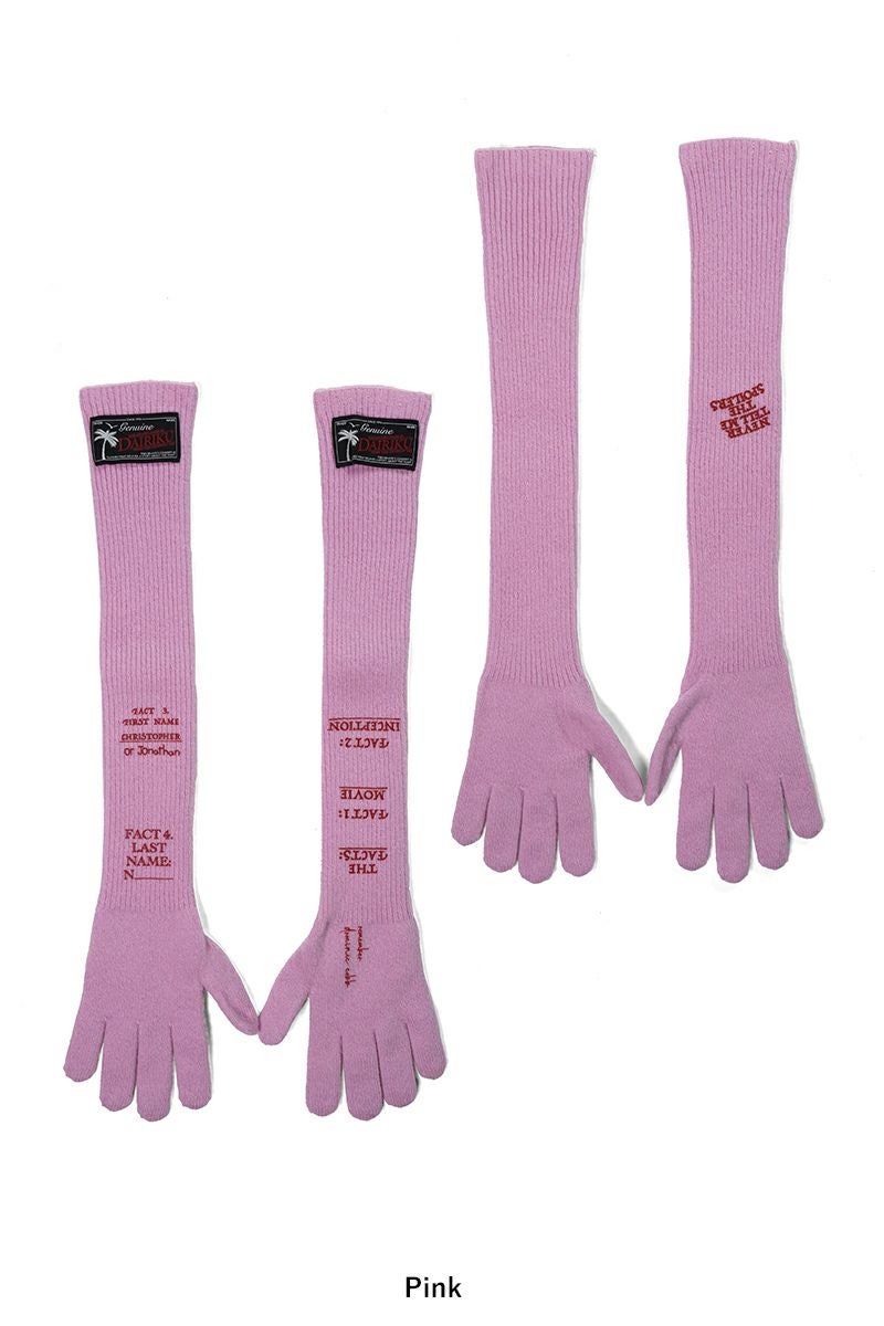 DAIRIKU(ダイリク)  "TATTOO" Long Knit Grove タトゥーロングニットグローブ 25AW AC7