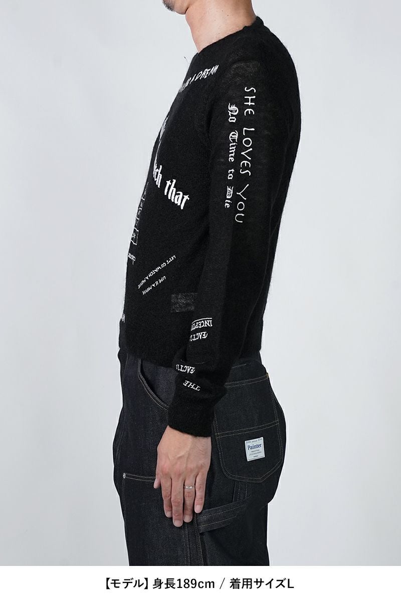 DAIRIKU(ダイリク)  "TATTOO" Mohair Tite Knit タトゥーモヘアタイトニット 25AW K1