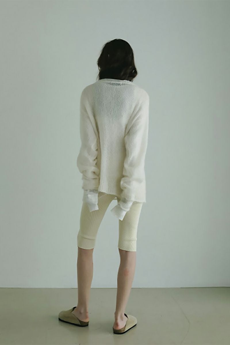 ETRE TOKYO(エトレトウキョウ) スーパーキッドモヘヤニットプルオーバー 1225411035