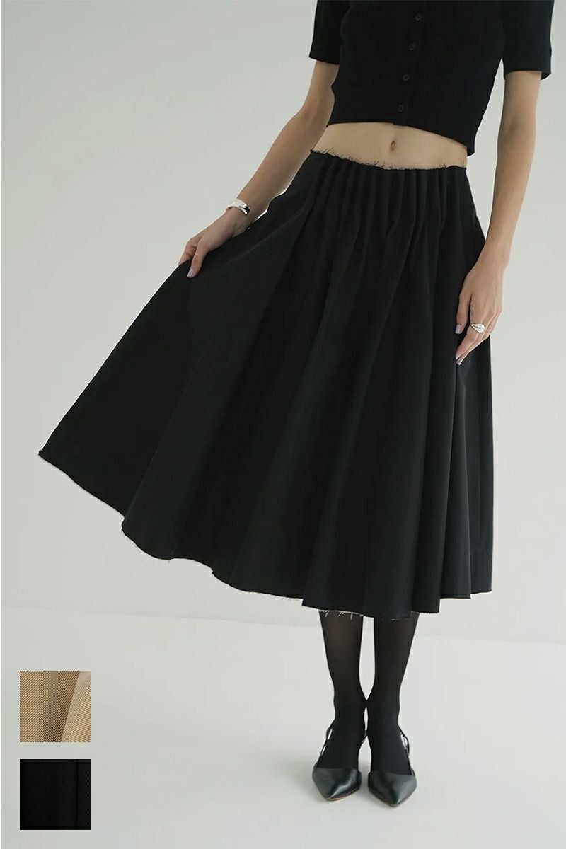 CLANE(クラネ) | CLANE(クラネ)TUCK DETAIL FLARE SKIRT タック