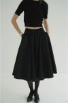 CLANE(クラネ) TUCK DETAIL FLARE SKIRT タックディティールフレアスカート 19109-6042