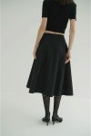 CLANE(クラネ) TUCK DETAIL FLARE SKIRT タックディティールフレアスカート 19109-6042