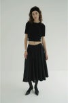 CLANE(クラネ) TUCK DETAIL FLARE SKIRT タックディティールフレアスカート 19109-6042