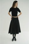CLANE(クラネ) TUCK DETAIL FLARE SKIRT タックディティールフレアスカート 19109-6042