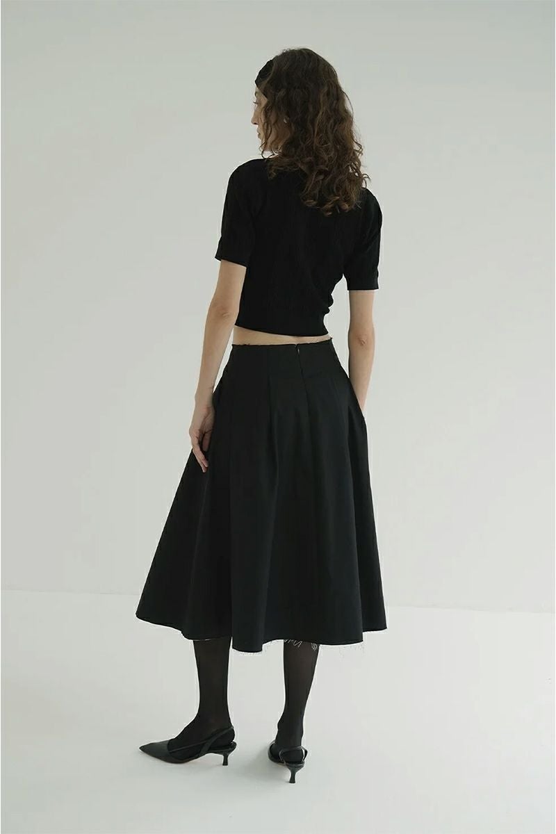CLANE(クラネ) | CLANE(クラネ)TUCK DETAIL FLARE SKIRT タック