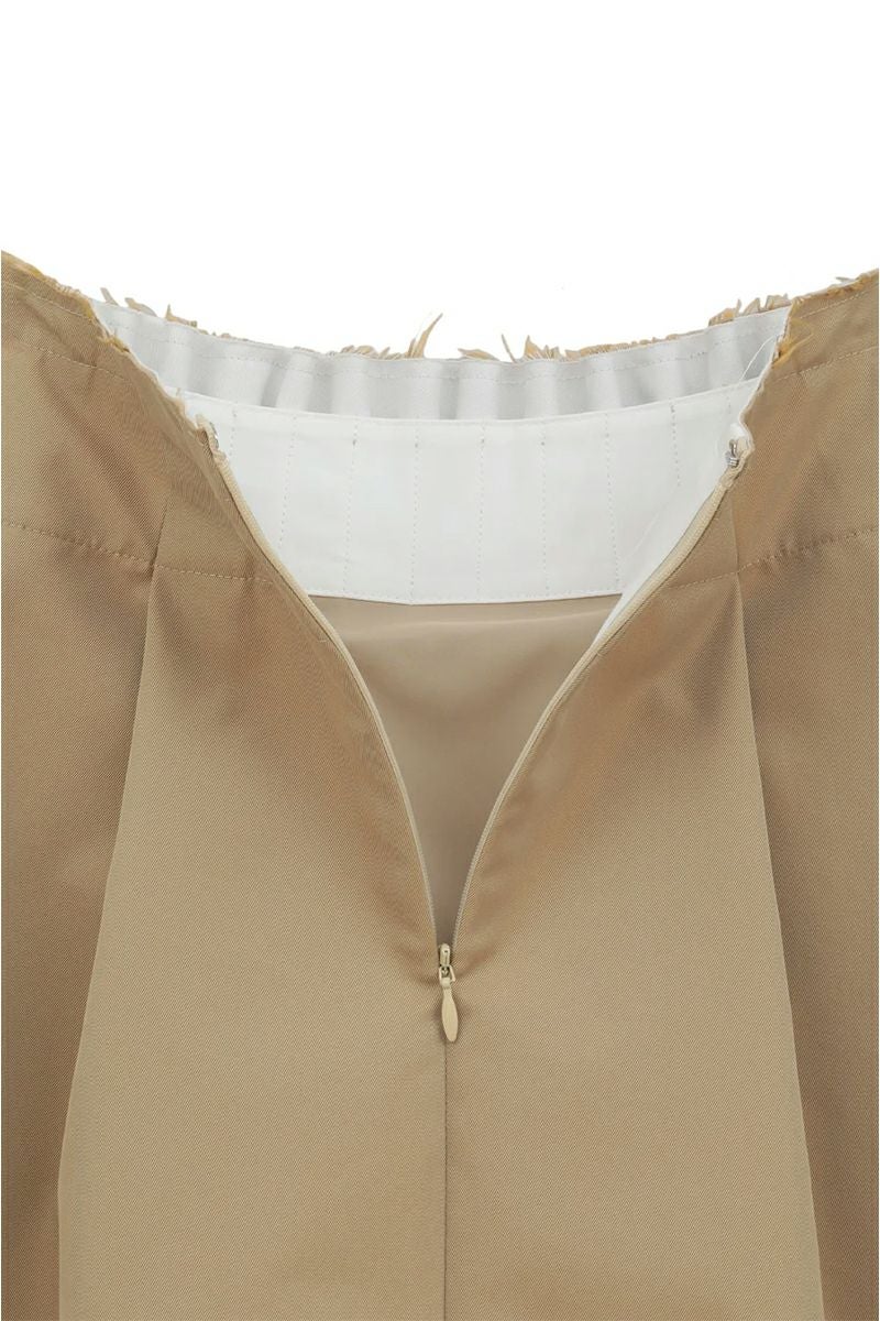 CLANE(クラネ) TUCK DETAIL FLARE SKIRT タックディティールフレアスカート 19109-6042