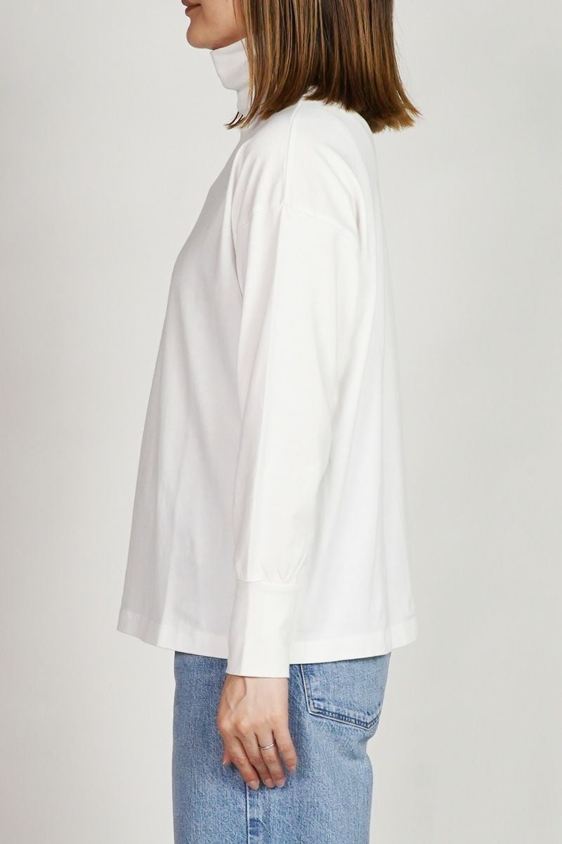 40/2天竺　タートルネックカットソー　232-6527 