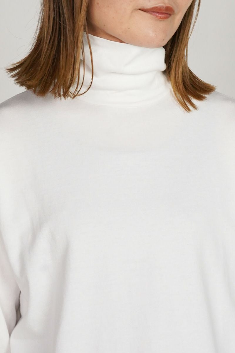 40/2天竺　タートルネックカットソー　232-6527 