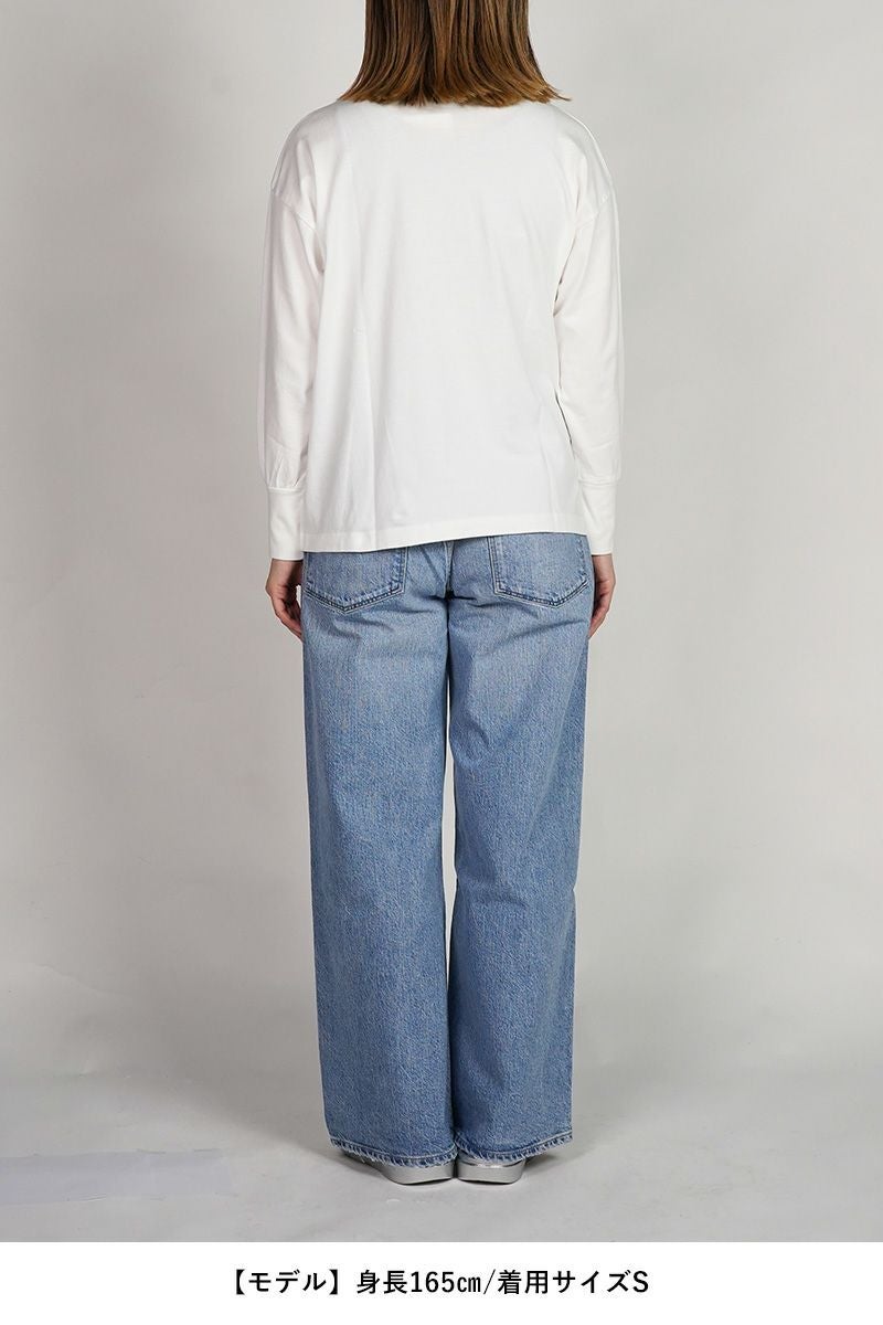 40/2天竺　タートルネックカットソー　232-6527 