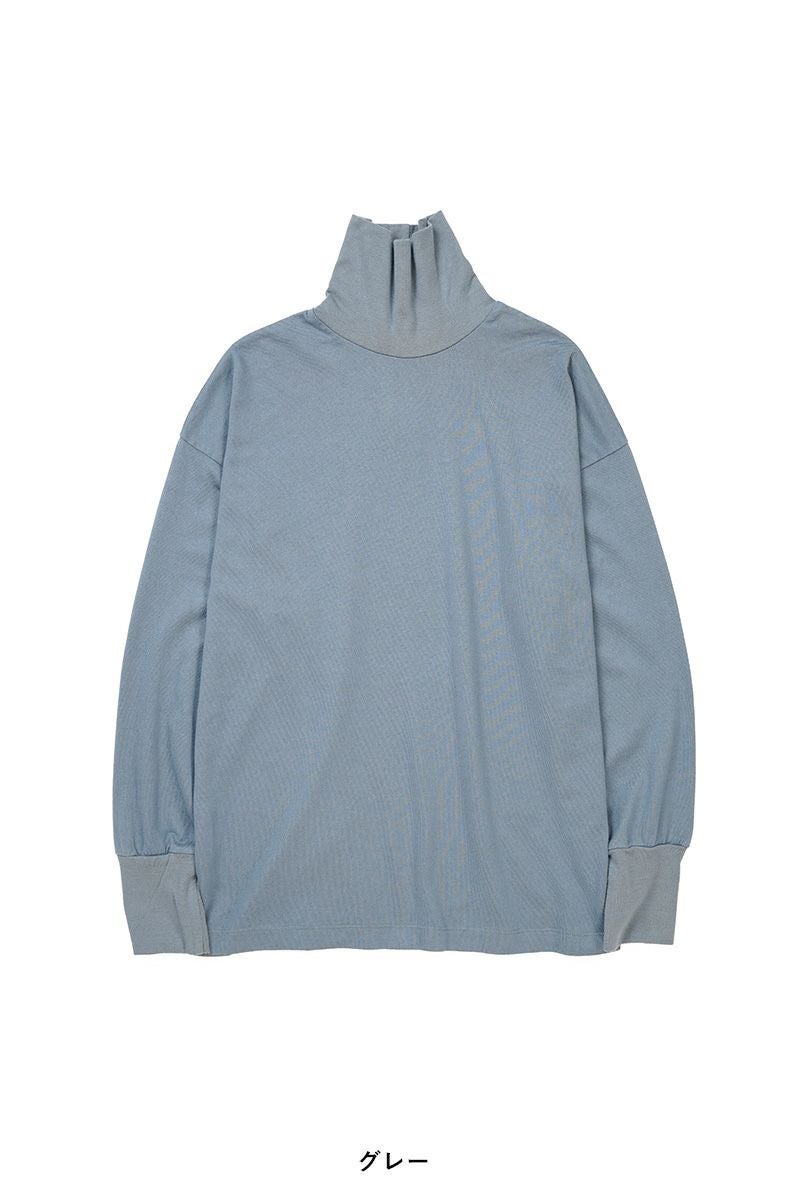 40/2天竺　タートルネックカットソー　232-6527 