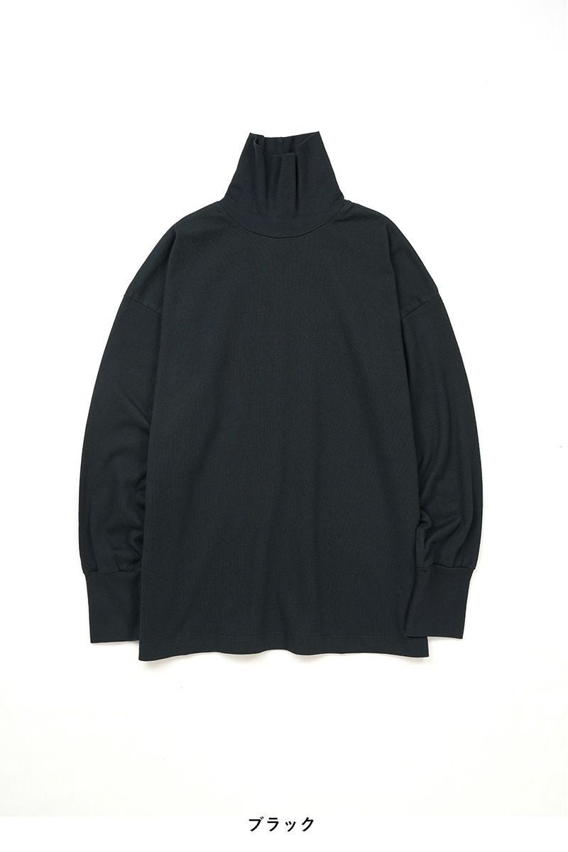 40/2天竺　タートルネックカットソー　232-6527 