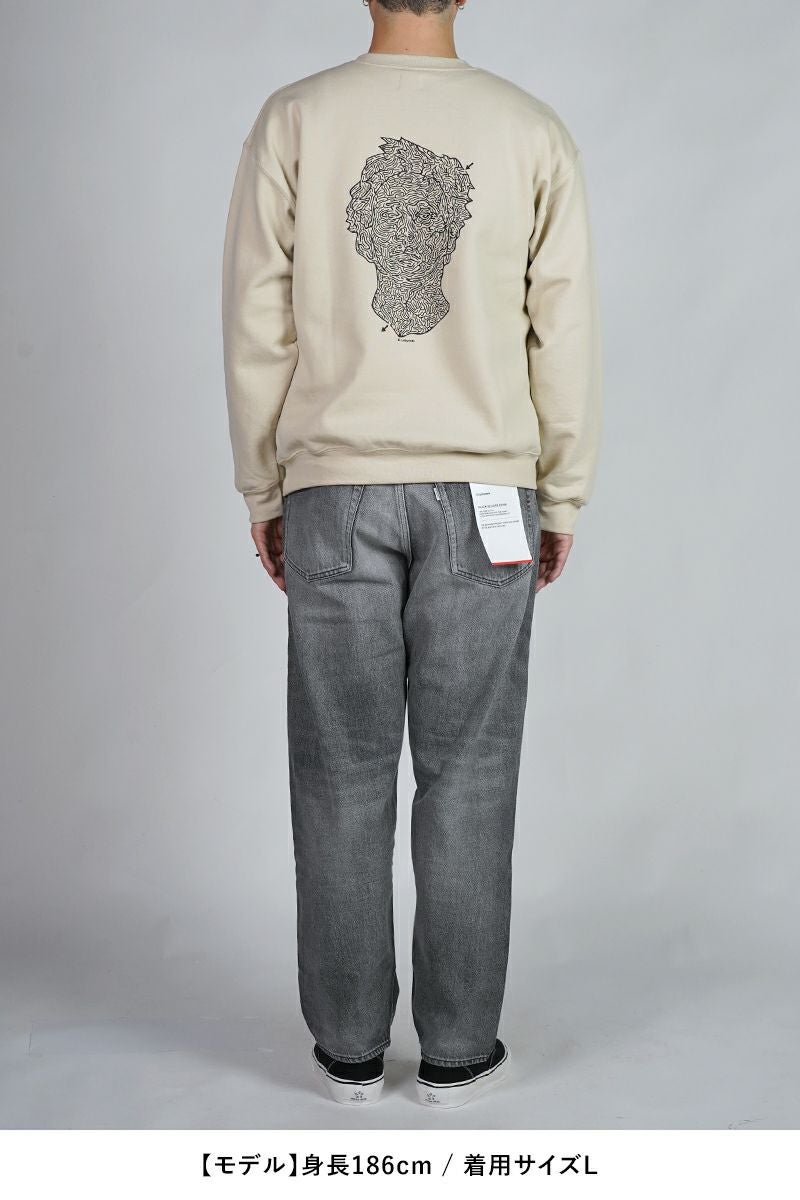 High Scream Center(ハイスクリームセンター)  COLORING LABYRINTH SW カラーリングラビリンスス スウェット HSC25FW-CT07