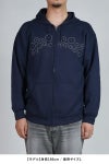 High Scream Center(ハイスクリームセンター)  COLLEGE LOGO ZIP HOODIE カレッジロゴジップフーディー HSC25FW-CT015