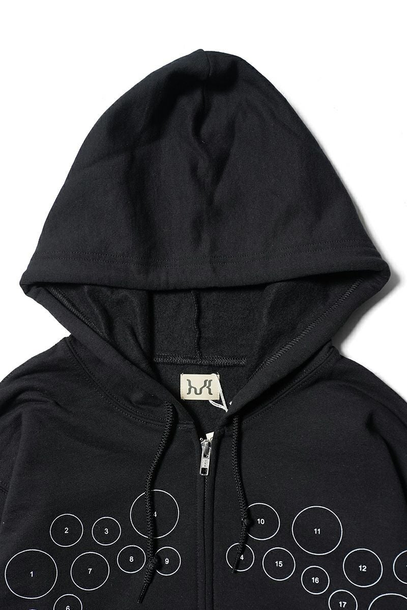 High Scream Center(ハイスクリームセンター)  COLLEGE LOGO ZIP HOODIE カレッジロゴジップフーディー HSC25FW-CT015