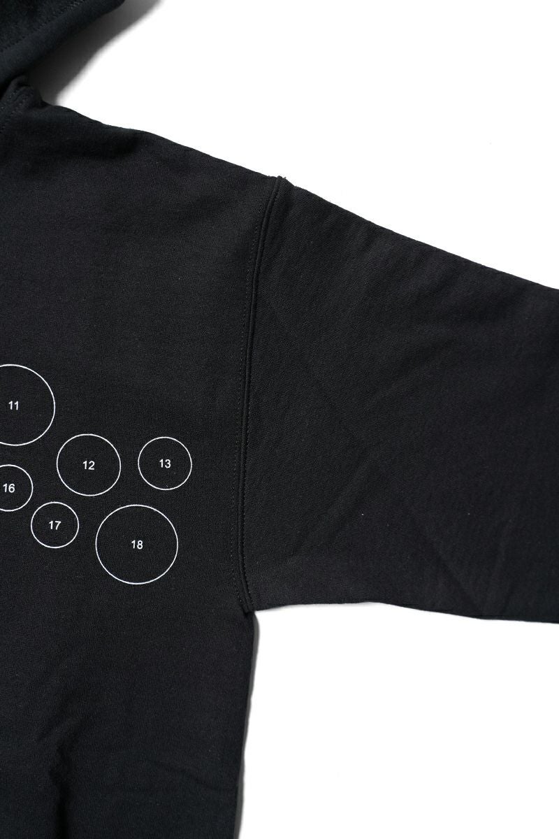 High Scream Center(ハイスクリームセンター)  COLLEGE LOGO ZIP HOODIE カレッジロゴジップフーディー HSC25FW-CT015