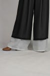 Graphpaper(グラフペーパー) Cupro Stripe Layered Sheer Pants キュプラストライプレイヤードシアーパンツ GL253-40416