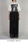 Graphpaper(グラフペーパー) Cupro Stripe Layered Sheer Pants キュプラストライプレイヤードシアーパンツ GL253-40416