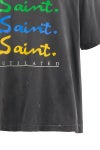 SAINT Mxxxxxx(セントマイケル)  SM-HR1-0000-013 / SS TEE MULATED BLACK 半袖Tシャツ