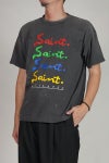 SAINT Mxxxxxx(セントマイケル)  SM-HR1-0000-013 / SS TEE MULATED BLACK 半袖Tシャツ