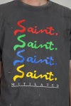 SAINT Mxxxxxx(セントマイケル)  SM-HR1-0000-013 / SS TEE MULATED BLACK 半袖Tシャツ
