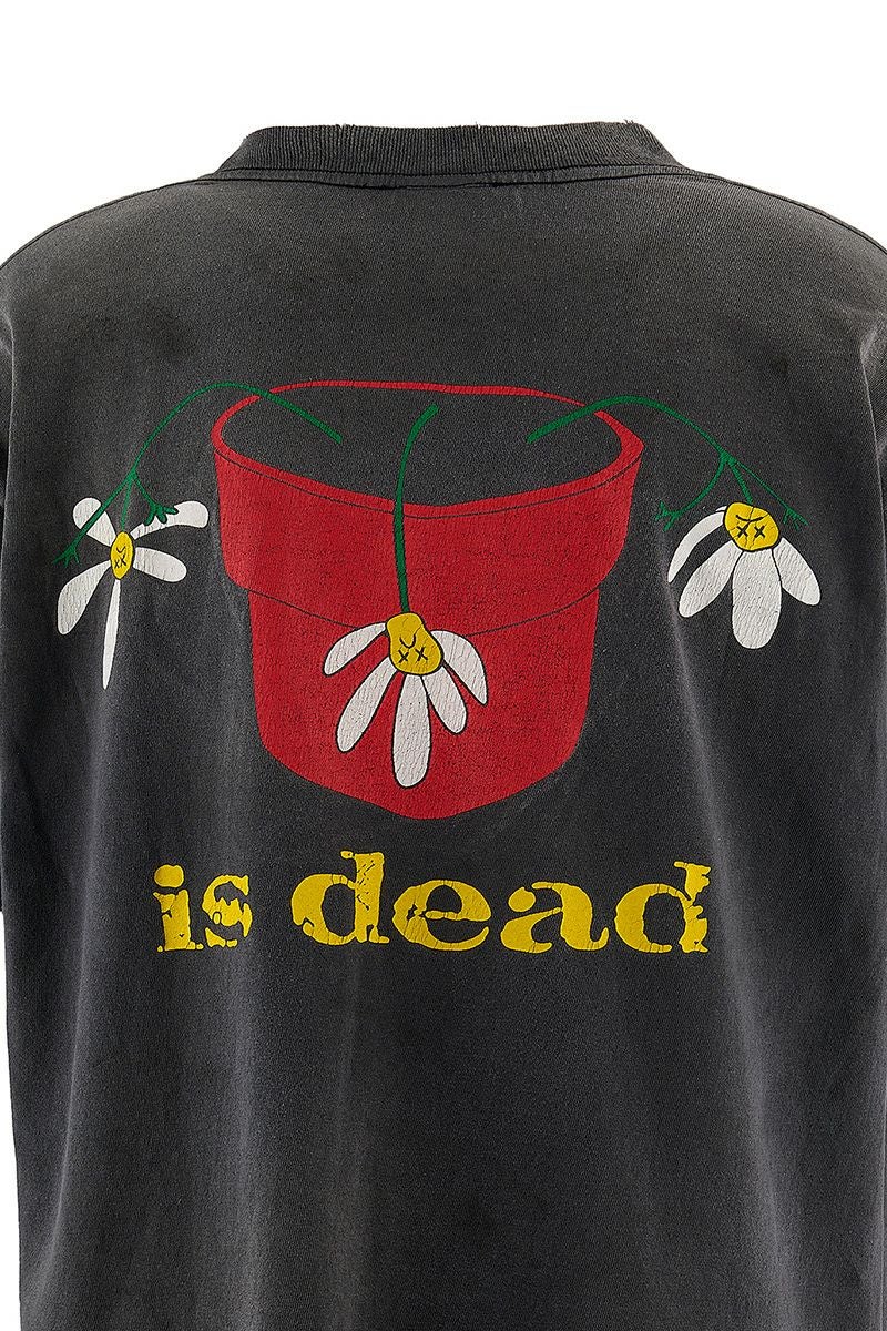 SAINT Mxxxxxx(セントマイケル)  SM-HR1-0000-C18 / DLS_SS TEE DE LA SOUL BLACK 半袖Tシャツ