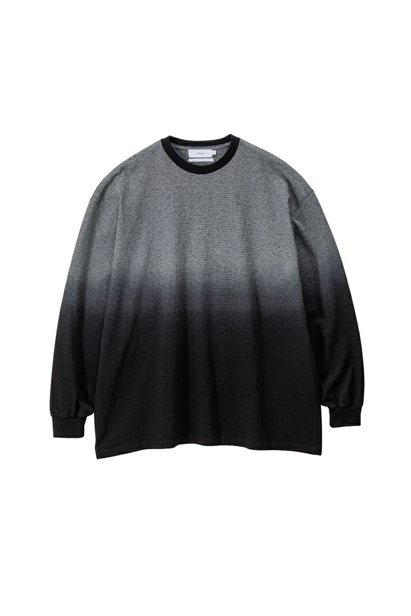Graphpaper(グラフペーパー) Gradient Border LS Tee グラディエントボーダー長袖Tシャツ GU253-70511