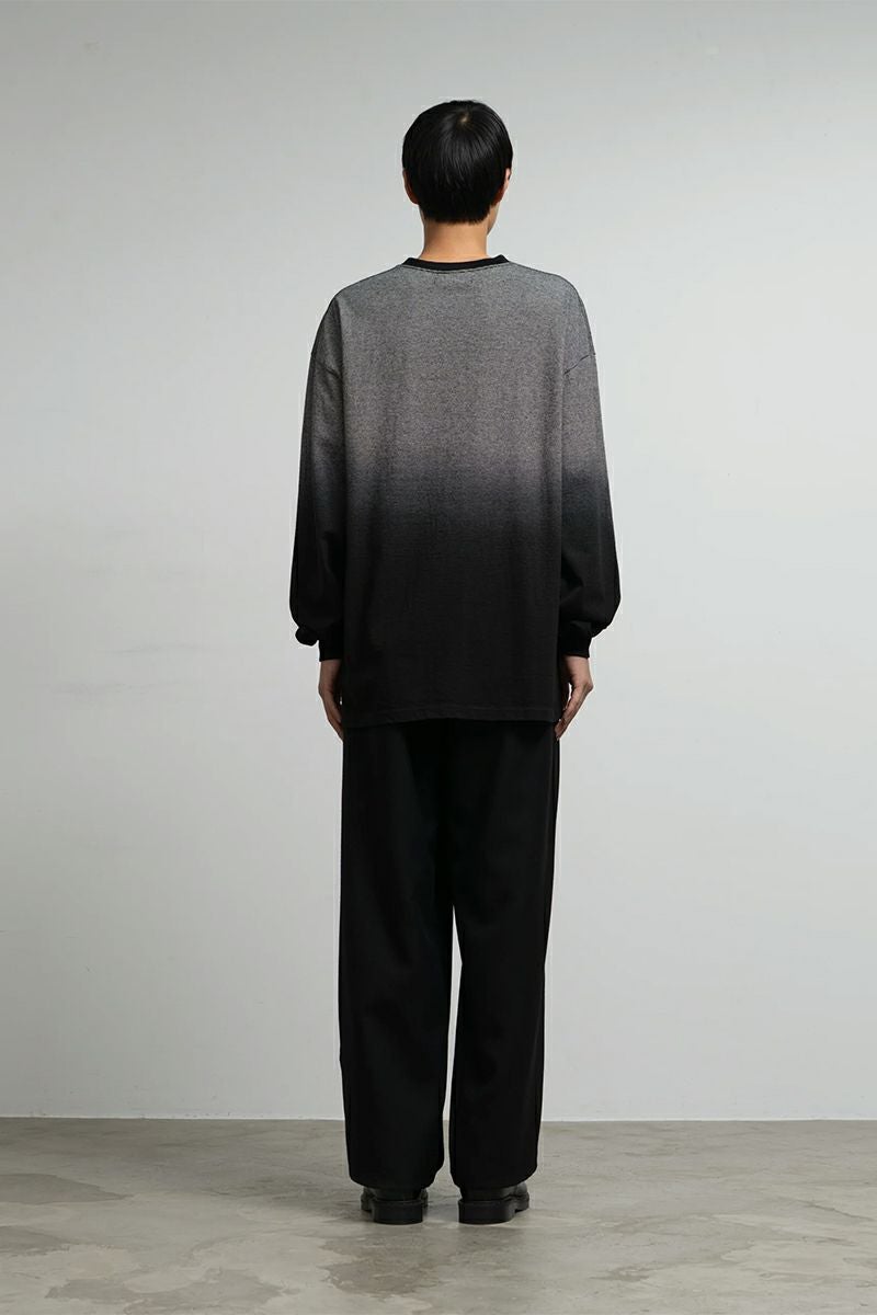 Graphpaper(グラフペーパー) Gradient Border LS Tee グラディエントボーダー長袖Tシャツ GU253-70511