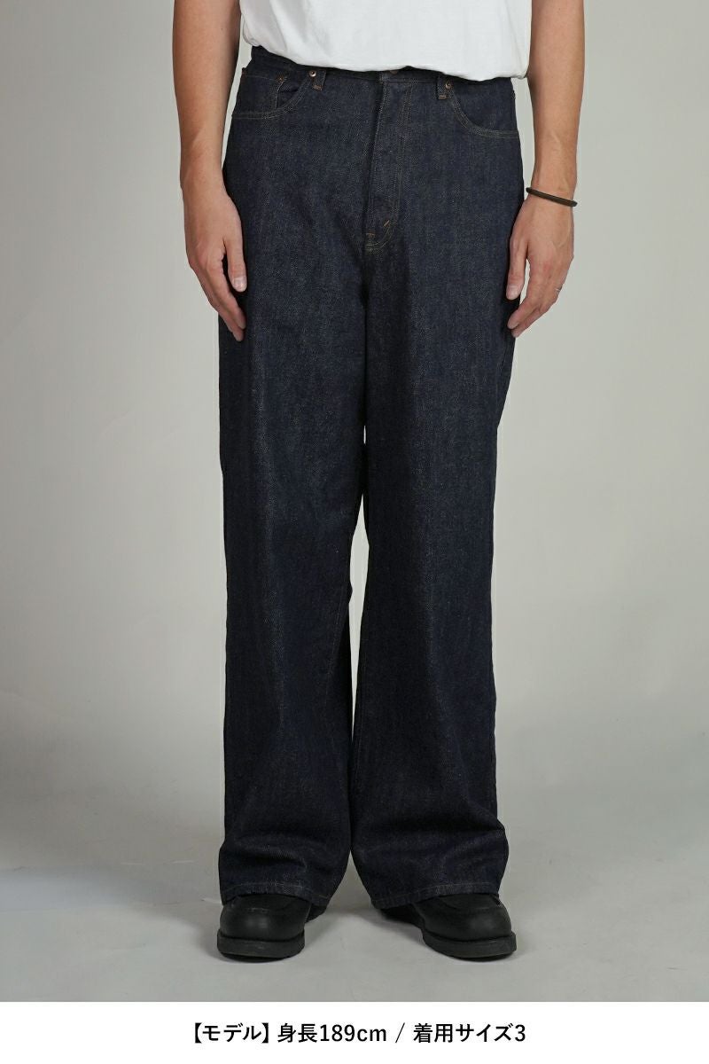 UNUSED(アンユーズド) | UNUSED(アンユーズド)13oz wide denim pants