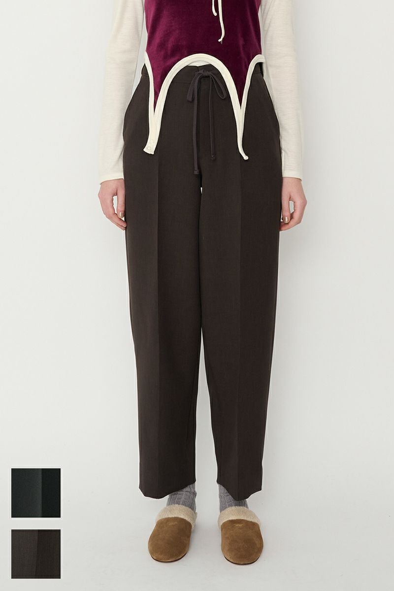 JANE SMITH(ジェーンスミス) POLYESTER W CLOTH SLACKS ポリエステルダブルクロススラックス 25WPT-#903S