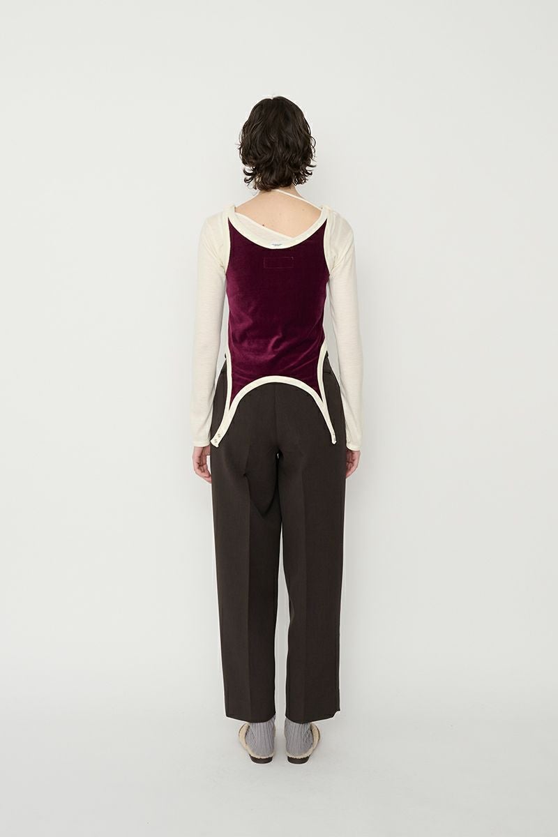 JANE SMITH(ジェーンスミス) POLYESTER W CLOTH SLACKS ポリエステルダブルクロススラックス 25WPT-#903S