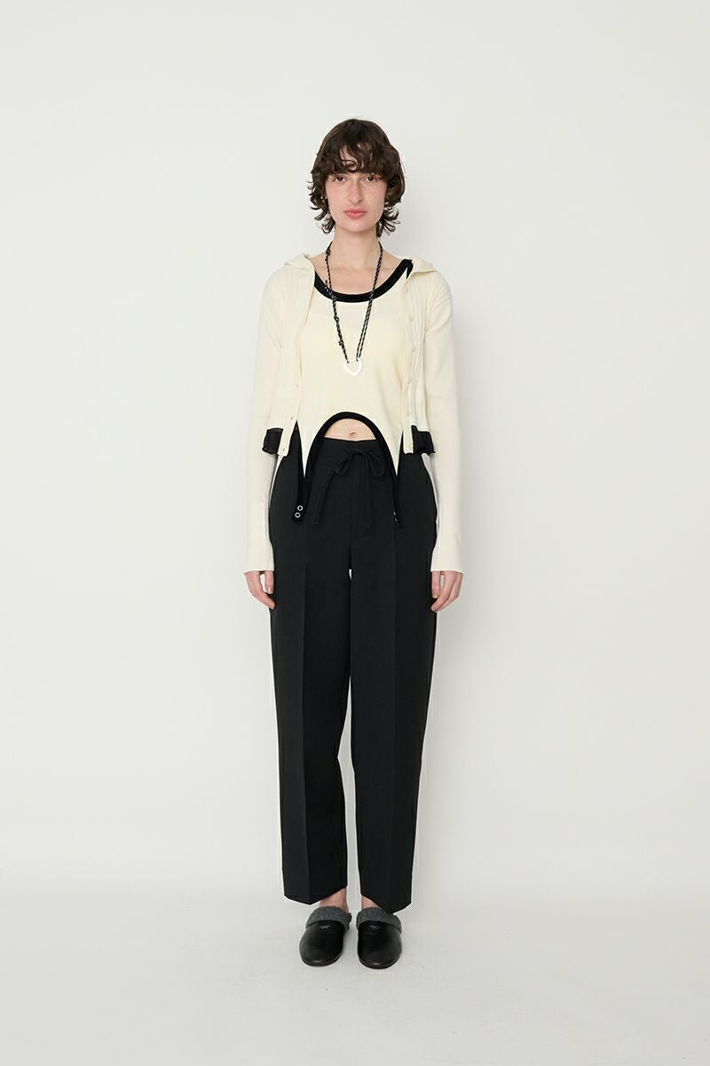 JANE SMITH(ジェーンスミス) POLYESTER W CLOTH SLACKS ポリエステルダブルクロススラックス 25WPT-#903S