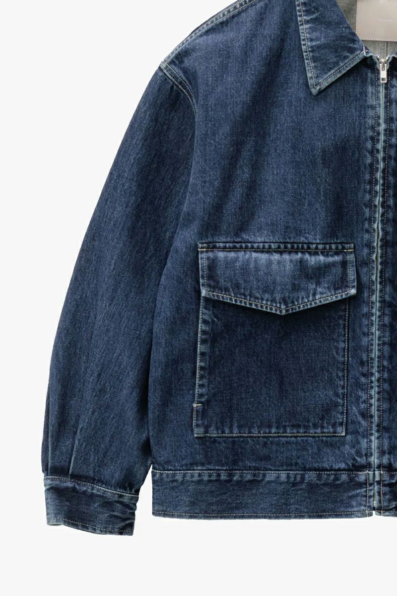  Graphpaper(グラフペーパー) Selvage Denim Zip Jacket -DARK FADE- セルヴィッチデニムジップジャケット ダークフェード GM253-20056DB