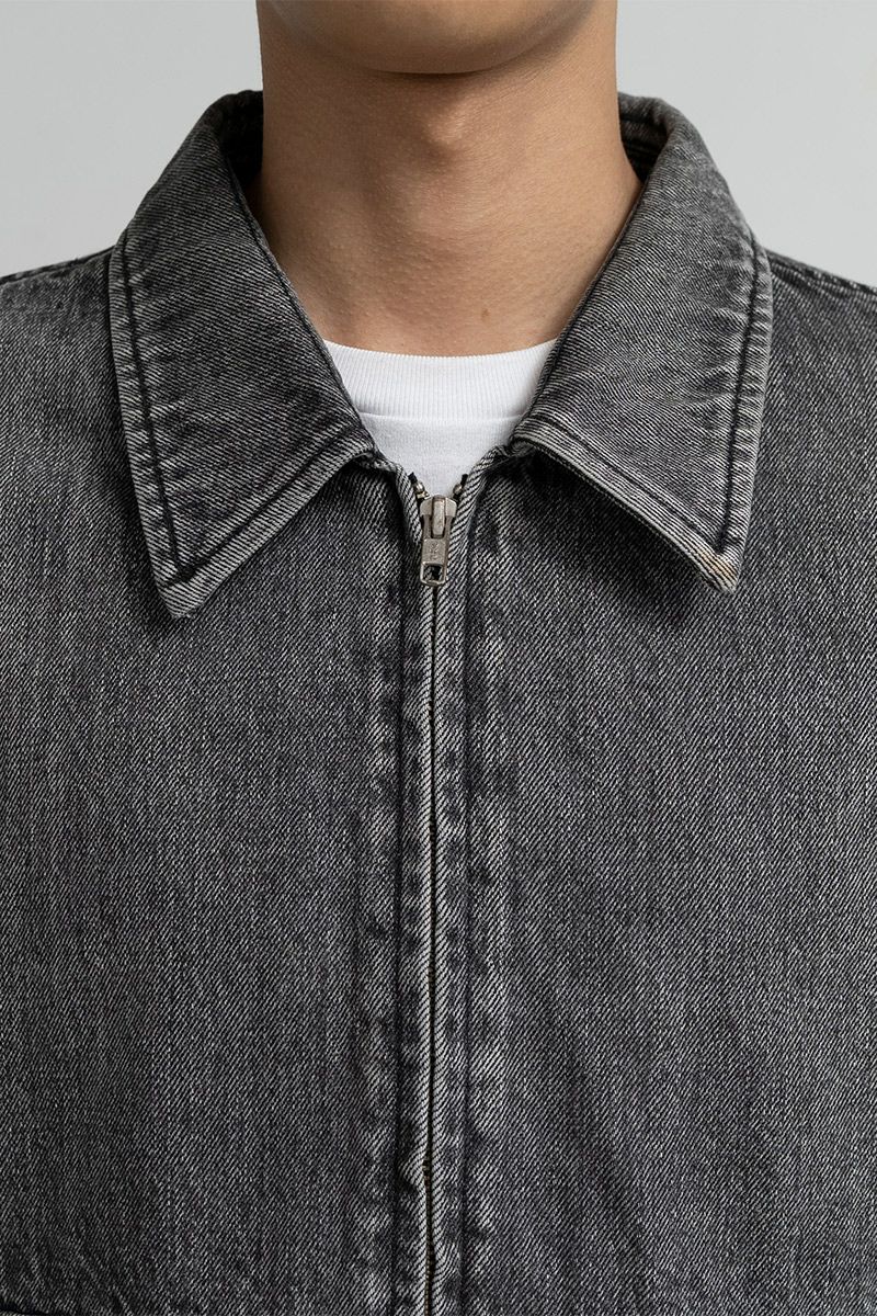 Graphpaper(グラフペーパー) Selvage Denim Zip Jacket -LIGHT FADE- セルヴィッチデニムジップジャケット ライトフェード GM253-20056LB