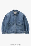 Graphpaper(グラフペーパー) Selvage Denim Zip Jacket -LIGHT FADE- セルヴィッチデニムジップジャケット ライトフェード GM253-20056LB